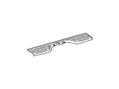 Toyota 52162-04010 Plate,  Rear Bumper,  NO.1