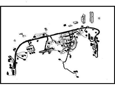 Toyota 82141-04T00 Wire,  Instrument Panel