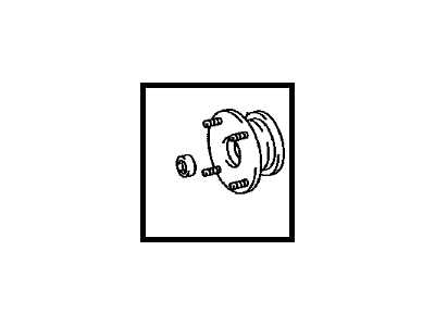 Toyota 33309-0K011 FLANGE Sub-Assembly, Out