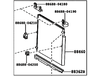 Toyota 88450-04011 Condenser Assembly, W/Receiver