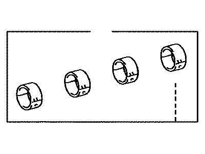 Toyota 13204-11010 Bearing Set,  Connecting Rod