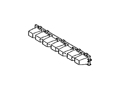 Toyota 52611-04010 Absorber,  Front Bumper Energy