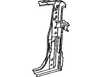 Toyota 61501-04909 Pillar S/A, Qtr Lock