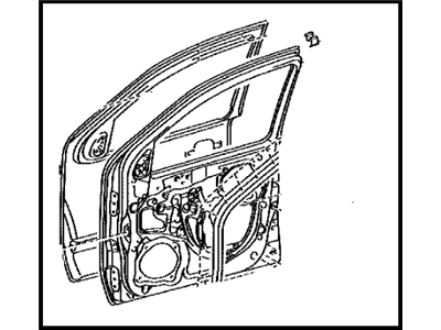 Toyota 67001-04200 Panel Sub-Assy,  Front Door,  RH