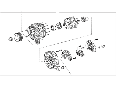 Toyota 27060-0P030 Alternator Assy