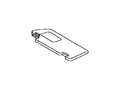 Toyota 74310-04230-C0 Visor Assembly, Passenger Side