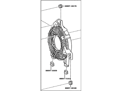 Toyota 88454-35091 Shroud,  Fan