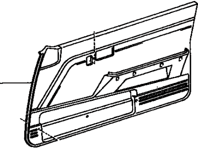 Toyota 67610-35D62-C5 Panel Assembly, Fr Door