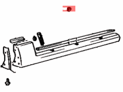 Toyota 75852-20903 Moulding, Rocker Panel, Front LH