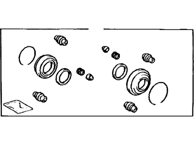 Toyota 04478-49010 Cylinder Kit,  Disc Brake,  Front