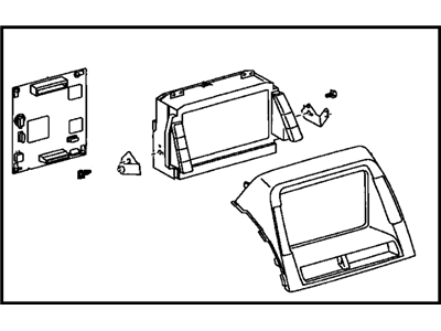 Toyota 86110-47070 Multi-Display Assy