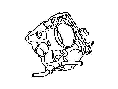 Toyota 22030-50140 Body Assembly, Throttle W/Throttle Position Sensor