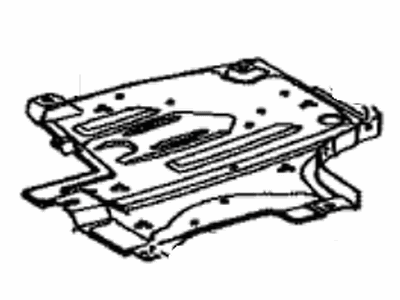 Toyota 57627-WAA01 Cover,  Rear Floor Side Member,  RH