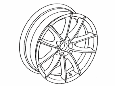 Toyota 42611-WAA05 Wheel,  Disc