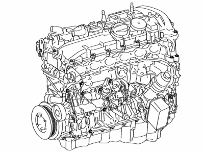 Toyota 19000-WAA02 Engine Assembly, Partial