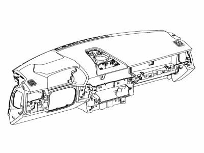 Toyota 55400-WAA05 Panel Assy,  Instrument,  Upper