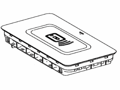 Toyota 861C0-WAA04 Cradle Assy,  Mobile Wireless Charger