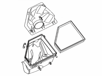 Toyota 17700-WAA01 Cleaner Assy,  Air