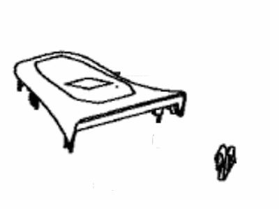 Toyota 55510-WAA01 Panel,  Instrument Cluster Finish,  Center Upper