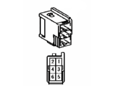 Toyota 90980-11011 Housing, Connector F