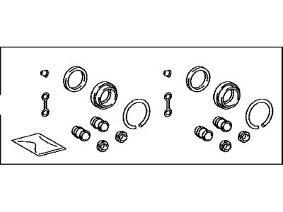 Toyota 04478-02240 Cylinder Kit,  Disc Brake,  Front