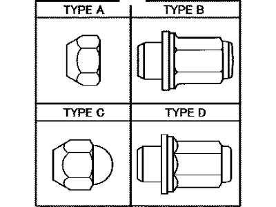 Toyota 90942-01082 Nut,  Hub (For Axle)