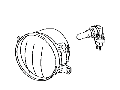 Toyota 81220-06070 Lamp Assy,  Fog,  LH