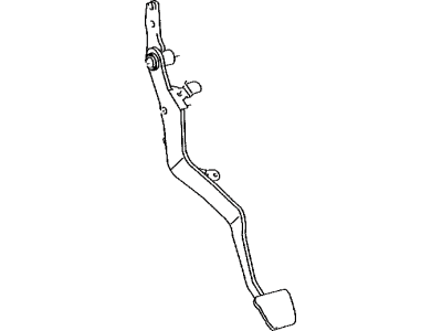 Toyota 31301-02250 Pedal Sub-Assy,  Clutch