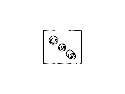 Toyota 04423-AD010 Fitting Kit,  Tire Pressure Monitor Or Balancer Valve