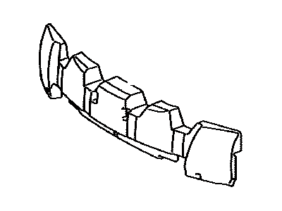 Toyota 52611-02160 Absorber,  Front Bumper Energy