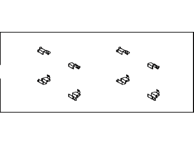 Toyota 04947-0R010 Fitting Kit,  Disc Brake,  Front