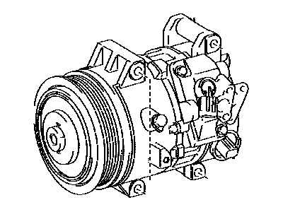 Toyota 88310-0R013 Compressor Assy,  W/Pulley