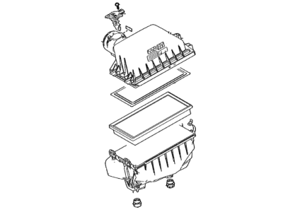 Toyota 17700-F0010 Cleaner Assy,  Air