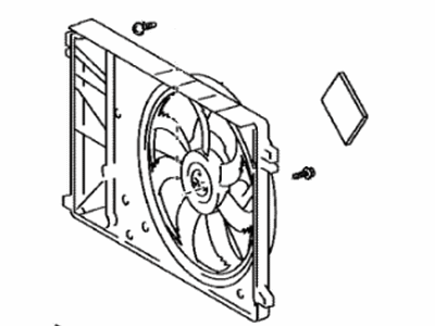 Toyota 16380-0P010 Bracket Assy,  Fan