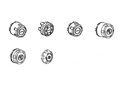 Toyota 42603-60201 Wheel Hub Ornament Sub-Assembly