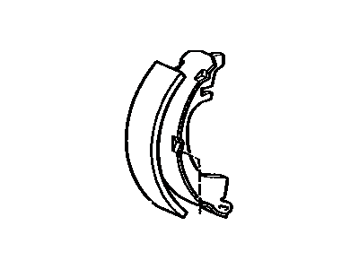 Toyota 47655-28020 Lining,  Rear Brake Shoe(For Rear Or Lower)