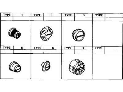 Toyota 42603-28030 Ornament Sub-Assembly, Wheel Hub