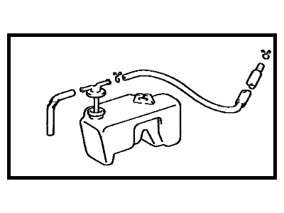 Toyota 16471-73010 Cap Sub-Assy,  Reserve Tank