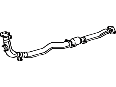 Toyota 17410-11540 Pipe Assy,  Exhaust,  Front