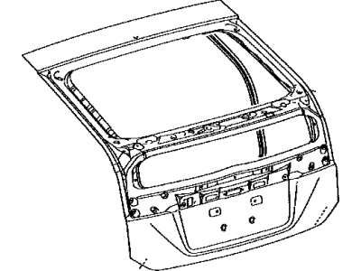 Toyota 67005-47120 Panel Sub-Assembly, Back