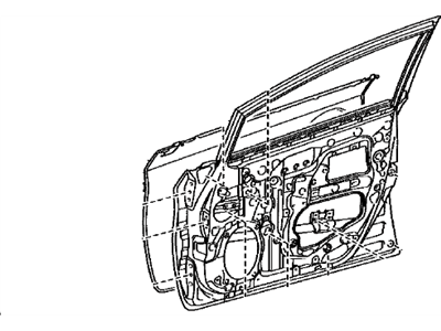 Toyota 67001-47070 Panel Sub-Assembly, Front D