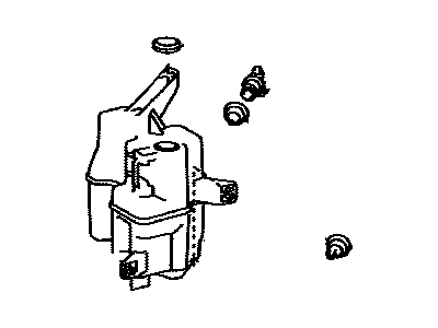 Toyota 85355-47020 Jar Assy,  Windshield Washer
