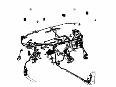 Toyota 82141-62410 Wire Instrument Pan