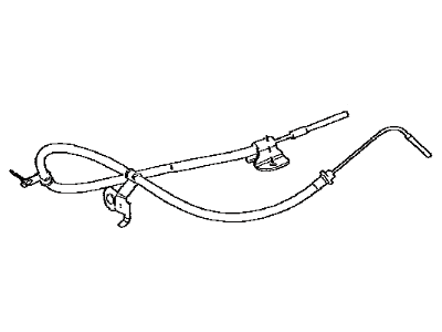 Toyota 46410-62020 Cable Assy,  Parking Brake,  NO.1