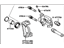 Toyota 47830-0C020 Cylinder Assembly, Rear Di