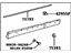 Toyota 75071-0E080-A0 MOULDING Sub-Assembly, F