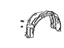 Toyota 53876-33150 Liner, Front Fender, Driver Side Toyota 53876-33150 Liner, Front Fender, Driver Side