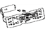 Toyota 55935-60030 Circuit, Center Cluster