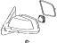 Toyota 87940-0C390-A1 Mirror Assembly, Outer Rear View, Driver Side Toyota 87940-0C390-A1 Mirror Assembly, Outer Rear View, Driver Side