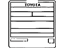 Toyota 11298-31220 Label, Emission Control Information